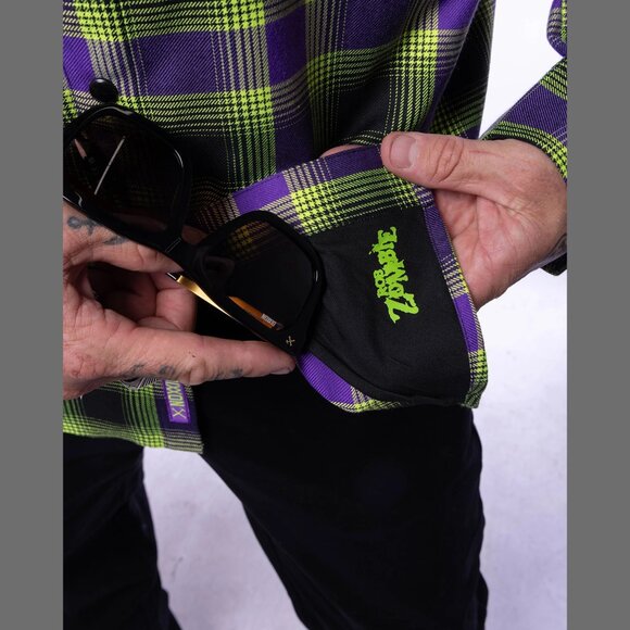 DIXXON FLANNEL x ROB ZOMBIE Flannel Shirt - Men's Medium - Collab - Picture 13 of 14